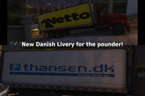 Danish livery for pounder (Thansen & Netto)
