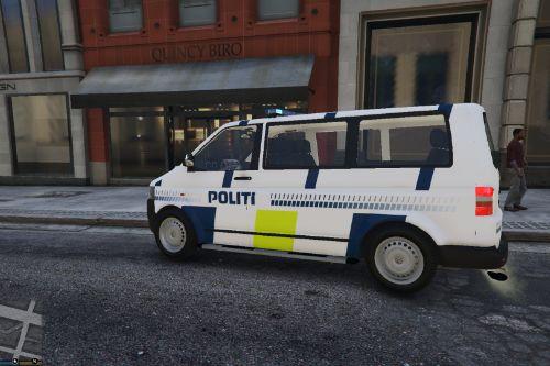 Danish Police Volkswagen T5 Skin