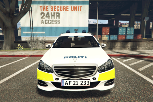 Dansk Mercedes E Politibil / Danish Mercedes E Police car