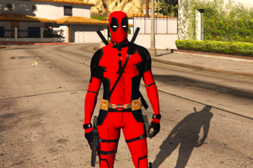 Deadpool 3 suit retexture (add-on)