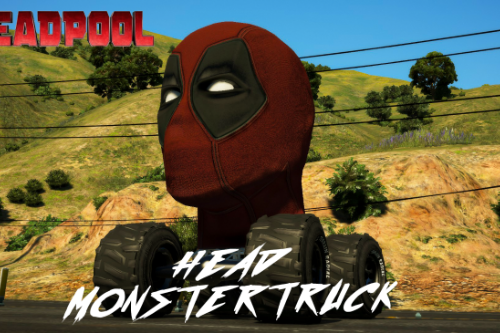  Deadpool Head Monster Truck [Add-On]