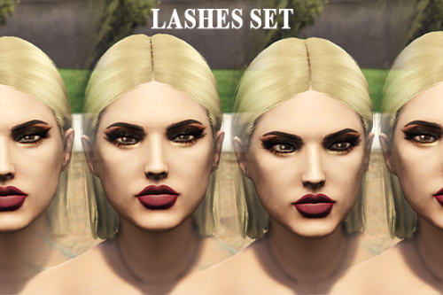 Lashes set for MP Female 