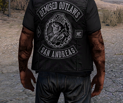 Demised Outlaws MC Vest for MP Male 