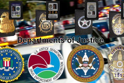 Departments of Justice Badges | 4 new skins!