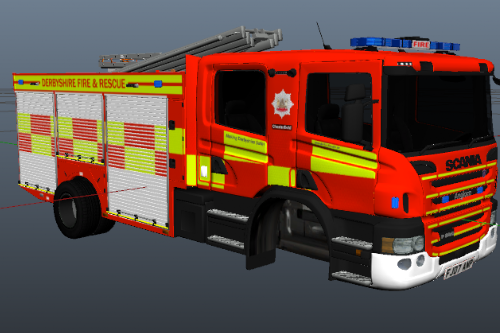 Derbyshire Fire & Rescue ~ Scania P280