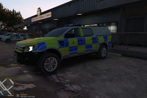 Derbyshire Police  ~ Ford Ranger (Rural Policing Unit) 