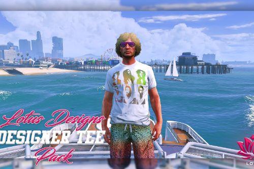 Designer Tee Pack For MP Male (FiveM Ready) 16 Textures 