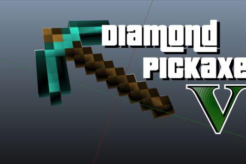 Minecraft Diamond Pickaxe V