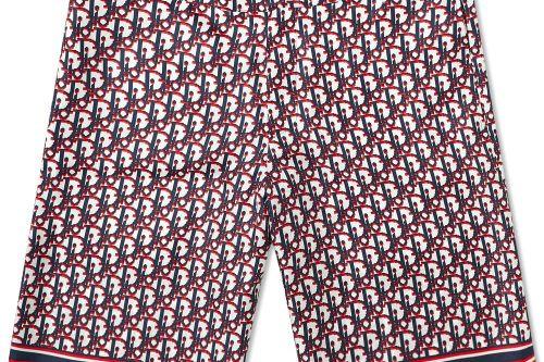 Dior Oblique Silk Shorts For MP Male