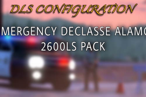 DLS Config For Emergency Declasse Alamo 2600LS Pack