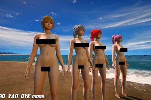 DOAXVV Yukino - Naked / Thicc Naked [Add-on Ped]
