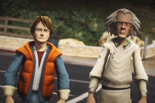 Doc Emmett Brown and Marty McFly from Back to the Future [Add-On]