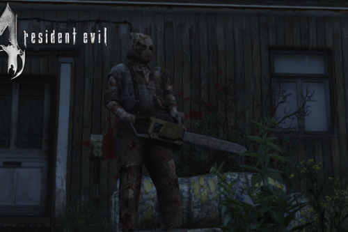 Dr. Salvador (Chainsaw man) + chainsaw - Resident Evil 4 -  [Add-On Ped]