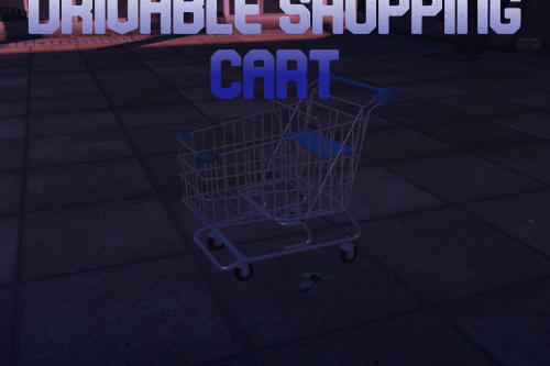 Drivable Shopping Cart