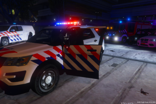 Dutch police Ford Explorer 2016 (ELS) skin (Nederlandse politie)