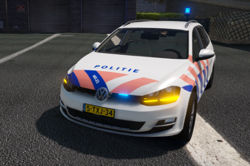 Dutch Politie vw golf variant ELS /// Skin 1.0