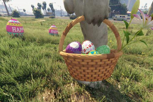 Easter Basket and Easter Eggs
