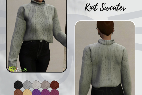 Elliesimple Knit Sweater for MP Female