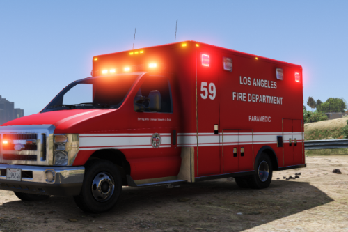 Ford E450 LAFD based Ambulance [ELS]