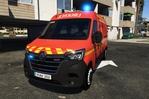 [ELS / Reflective] Renault Master 2019 VSAV BSPP [ADD-ON / REPLACE] [UNLOCKED]