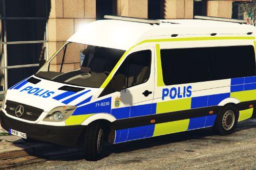 Swedish Police Volkswagen T6 4k Gta5 