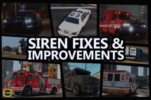 Emergency Sirens - Fixes & Improvements [Add-On | Sound]