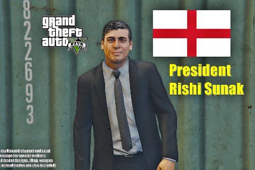 England President-Rishi Sunak [Add-On Ped / FiveM]