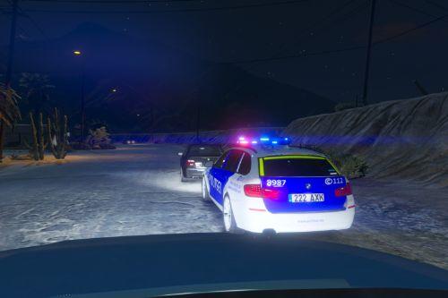 Estonian police BMW 530D Touring ( Eesti Politsei ) (POLICE3)