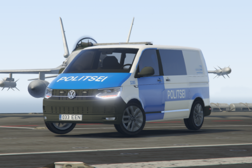 Estonian Police Volkswagen Transporter T6 [non-els]