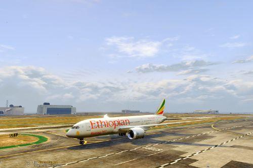 Ethiopian Boeing 787-8 Livery