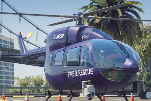 Eurocopter EC145 United Kingdom Fire & Rescue Service Skin G-JESP