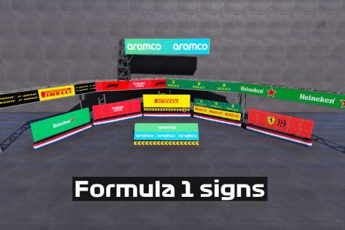 F1 Signs