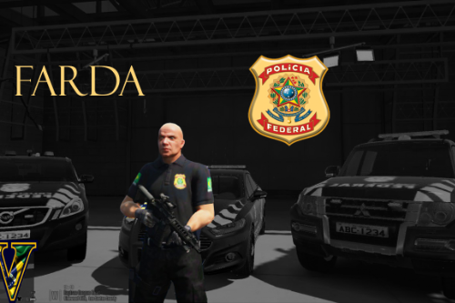 Farda PF Polícia Federal - Brazilian Federal Police 