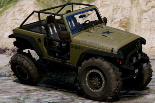 FDE Army Livery for Jeep Trailcat