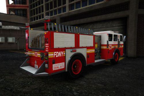 FDNY truck - Engine 23 (red wheels)