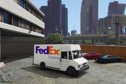 Fedex Express Livery For Brute Boxville-Mapped