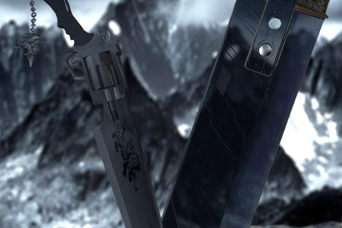 (FF7, FF8) Gun Blade & Buster Sword 