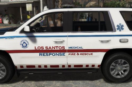 Fictional Skins - Los Santos Fire & Rescue Sprint Tahoe