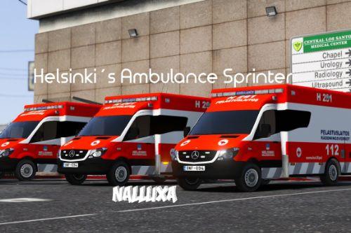 Mercedes-Benz Sprinter Helsinki Ambulance [4K]