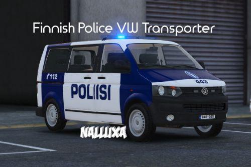 Finnish Police (Poliisi) Volkswagen Transporter with LED lightbar