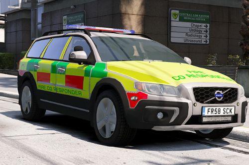 Fire / Ambulance Co Responder skin for Volvo XC70
