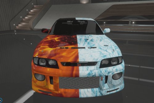 Fire and Ice 1997 Nissan Skyline GT-R R33 Livery