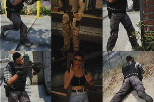 Firearms Poses