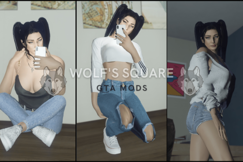 [FiveM/SP] Girl Pose Pack #1 - Wolf's Square GTA Mods