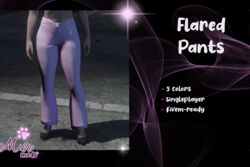 Flared pants for MP Female