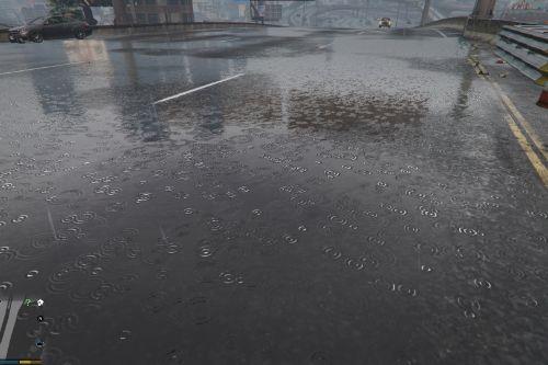 Flickering puddle reflections fix