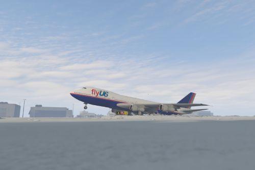 B747 FlyUS Old Livery from GTA IV