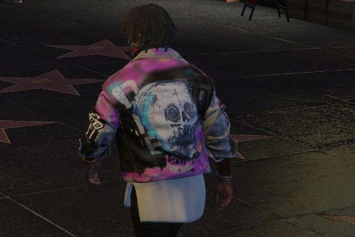 For Those Who Sin x Terry Urban "Never say die" Leather Jacket