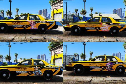 Ford Crown Victoria Taxi Itasha Livery