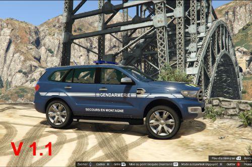 Ford Everest French Gendarmerie PGHM [Template]